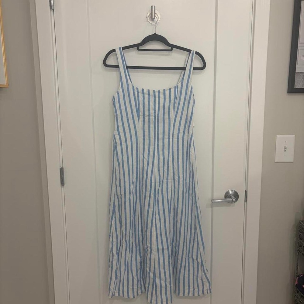 Blue Striped Sundress